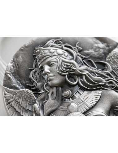 ISIS Egyptian Heritage 2 Oz Silver Coin 20$ Liberia 2025 - Coins & More - Libéria
