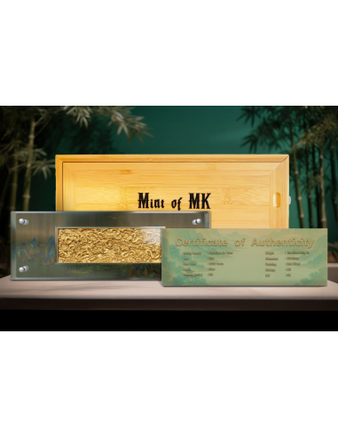 A THOUSAND LI OF RIVERS AND MOUNTAINS 3 Oz Silver & 5 Kg Copper 10000 Francs Tchad 2025 - Coins & More - Chad