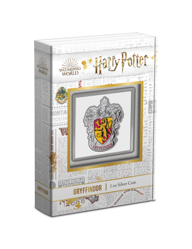 BLASON DE GRYFFONDOR - HARRY POTTER 1 Oz Silver Coin 2$ Dollars Niue 2021 - Coins & More - Niue