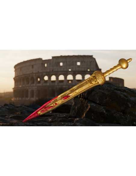 GLADIUS Gold Gilded Legendary Swords 2 Oz Silver Coin 2000 Francs Cameroon 2025 - Coins & More - Kamerun