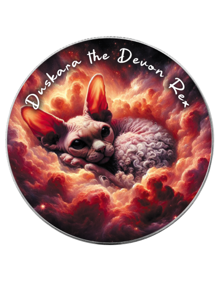 DUSKARA THE DEVON REX Nebula Cats American Eagle 1 Oz Silver Coin 1$ USA 2025 - Coins & More - Usa