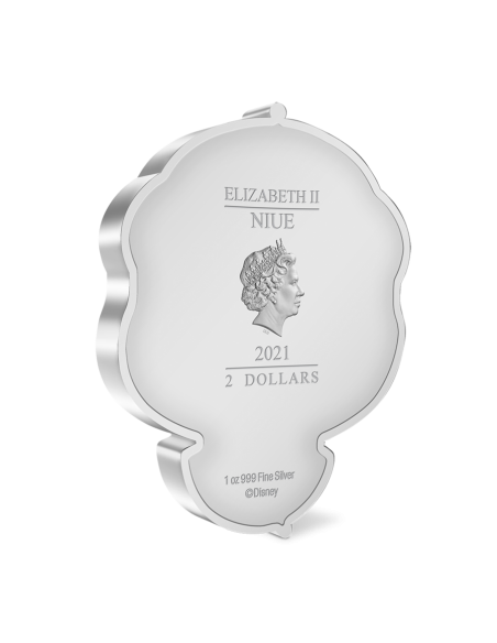 SNOW WHITE Chibi Princess Series 1 Oz Silver Coin 2$ Niue 2021 - Coins & More - Niue