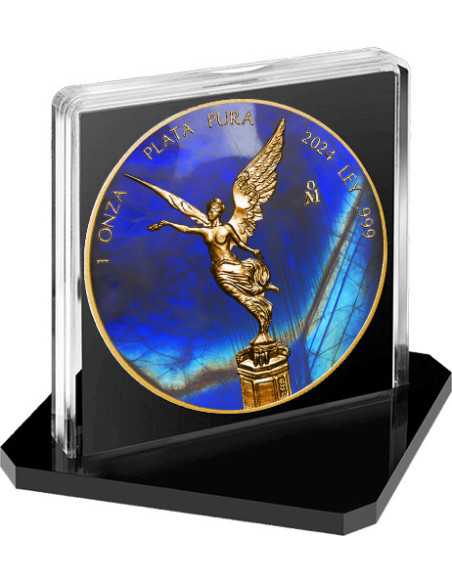MOONSTONE Metal Stones 1 Oz Silver Coin Mexico 2024 - Coins & More - Mexique