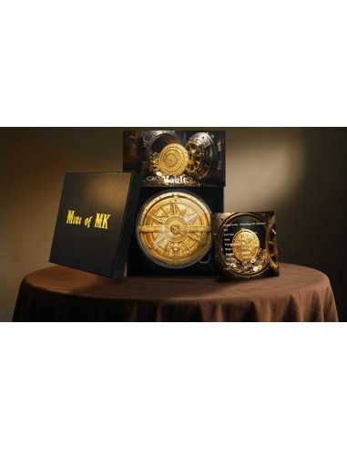 GOLD GILDED VAULT 2 Oz Silver & 1 Kg Copper Coin 2000 Francs Cameroon 2025 - Coins & More - Camerún
