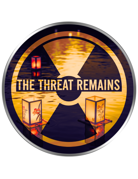 THE THREAT REMAINS 80th Anniversary of Nagasaki 1 Oz Silver Coin USA 2025 - Coins & More - Usa