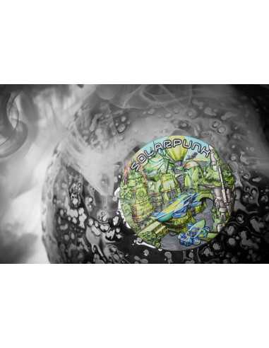 SOLARPUNK The Punk Universe 2 Oz Silver UV Fluorescent Coin 5$ Niue 2024 - Coins & More - Niue