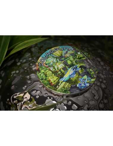 SOLARPUNK The Punk Universe 2 Oz Silver UV Fluorescent Coin 5$ Niue 2024 - Coins & More - Niue