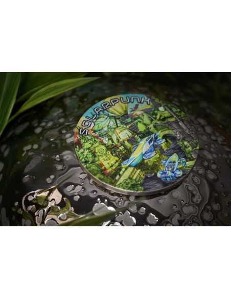 SOLARPUNK The Punk Universe 2 Oz Silver UV Fluorescent Coin 5$ Niue 2024 - Coins & More - Niue
