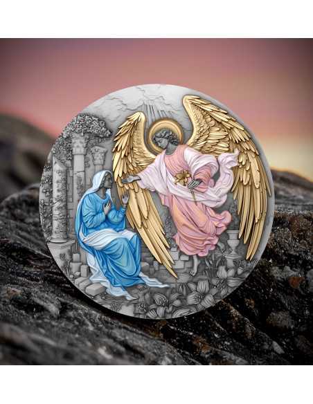 GABRIEL The Herald of Salvation Archangels 2 Oz Silver Coin 5$ Niue 2025 - Coins & More - Niue