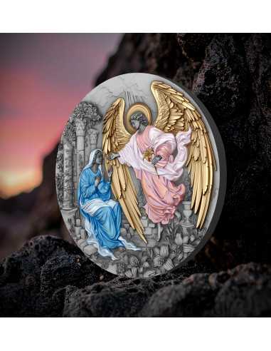 GABRIEL The Herald of Salvation Archangels 2 Oz Silver Coin 5$ Niue 2025 - Coins & More - Niue