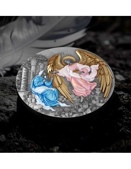 GABRIEL The Herald of Salvation Archangels 2 Oz Silver Coin 5$ Niue 2025 - Coins & More - Niue