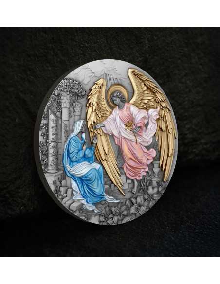 GABRIEL The Herald of Salvation Archangels 2 Oz Silver Coin 5$ Niue 2025 - Coins & More - Niue
