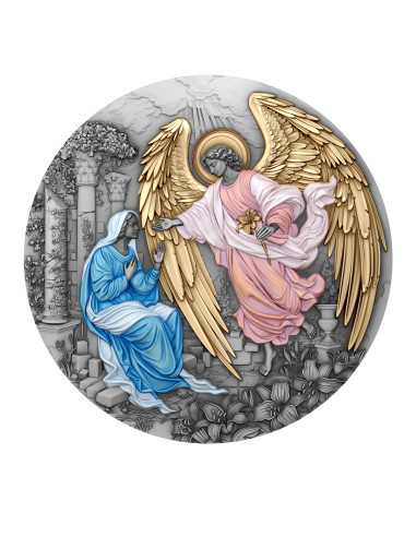 GABRIEL The Herald of Salvation Archangels 2 Oz Silver Coin 5$ Niue 2025 - Coins & More - Niue