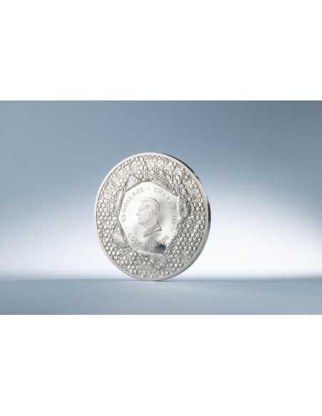 SALVATOR MUNDI Bubble Wrap Art 3 Oz Silver Coin 20$ Cook Islands 2025 - Coins & More - Isole Cook