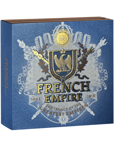 FRENCH EMPIRE Legacy of the Greatest Empires 2 Oz Silver Coin 2000 Francs CFA Cameroon 2025 - Coins & More - Camerun