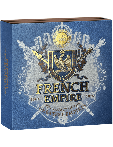 FRENCH EMPIRE Legacy of the Greatest Empires 2 Oz Silver Coin 2000 Francs CFA Cameroon 2025 - Coins & More - Camerun