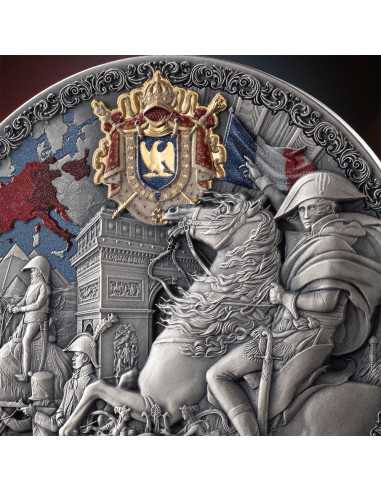 FRENCH EMPIRE Legacy of the Greatest Empires 2 Oz Silver Coin 2000 Francs CFA Cameroon 2025 - Coins & More - Camerun