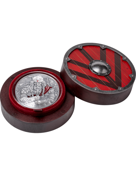 KING CNUT THE GREAT The Way to Valhalla 2 Oz Silver Coin 2000 Francs Cameroon 2025 - Coins & More - Demnächst