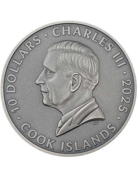 PORTAL OF TIME 2 Oz Silver Coin 10$ Cook Islands 2025 - Coins & More - Cookinseln