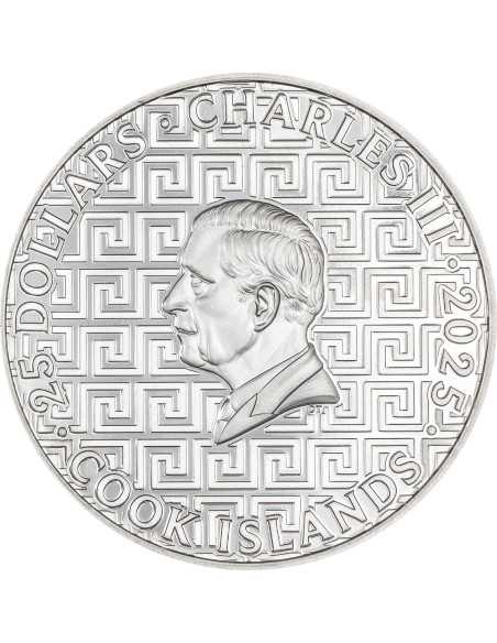 MACHU PICCHU Bucket List 5 Oz Silver Coin 25$ Cook Islands 2025 - Coins & More - Cook Islands