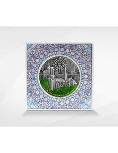 NOTRE DAME DE PARIS 2 Oz Silver Coin 5$ Niue 2021 - Coins & More - Art et Architecture