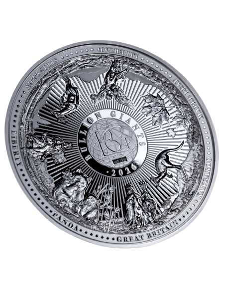 BULLION GIANTS 5 Oz Silver Coin 10$ Solomon Islands 2026 - Coins & More - Salomonen