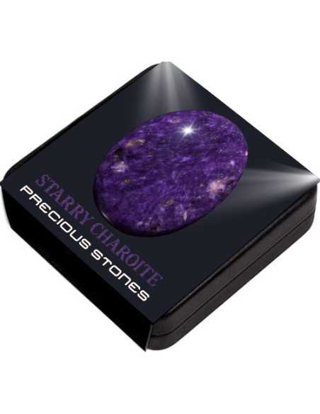 STARRY CHAROITE Precious Gemstones 1 Oz Silver Coin Mexico 2024 - Coins & More - Mexico