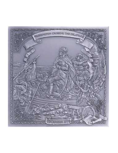 GEORGE WASHINGTON 3D Cube 6 Oz Silver Coin 10$ Barbados 2026 - Coins & More - Barbados