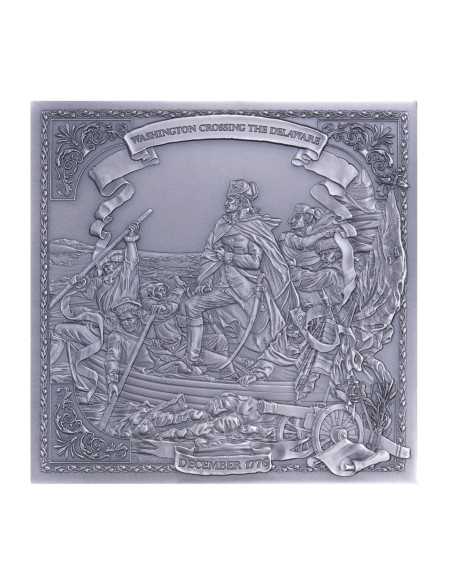 GEORGE WASHINGTON 3D Cube 6 Oz Silver Coin 10$ Barbados 2026 - Coins & More - Barbados