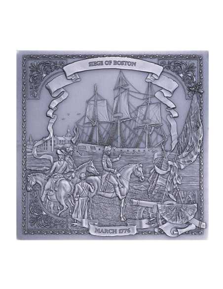 GEORGE WASHINGTON 3D Cube 6 Oz Silver Coin 10$ Barbados 2026 - Coins & More - Barbados