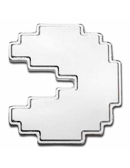 PAC-MAN 1 Oz Bullion Silver Coin 2$ Niue 2021 - Coins & More - Niue