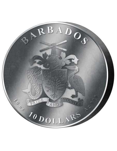 DECLARATION OF INDEPENDENCE Multilayer 10 Oz Silver Coin 10$ Barbados 2026 - Coins & More - Samoa