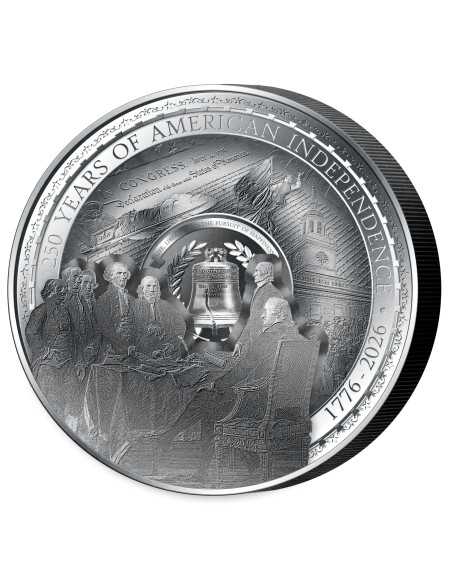 DECLARATION OF INDEPENDENCE Multilayer 10 Oz Silver Coin 10$ Barbados 2026 - Coins & More - Samoa