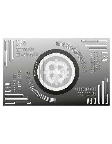 STORM Józef Chełmoński Silver Coin 500 Francs Cameroon 2025 - Coins & More - Kamerun