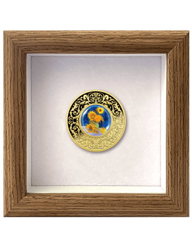 SUNFLOWERS From Vincent Van Gogh Flowers in Painting Silver Coin 500 Francs CFA Cameroon 2025 - Coins & More - Camerún
