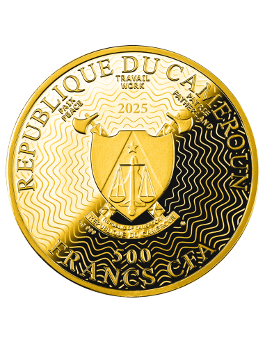 SUNFLOWERS From Vincent Van Gogh Flowers in Painting Silver Coin 500 Francs CFA Cameroon 2025 - Coins & More - Camerún