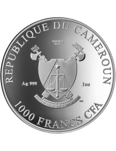 THREE GRACES Bullion Celestial Beauty 1 Oz Silver Coin 1000 Francs Cameroon 2025 - Coins & More - Cameroun