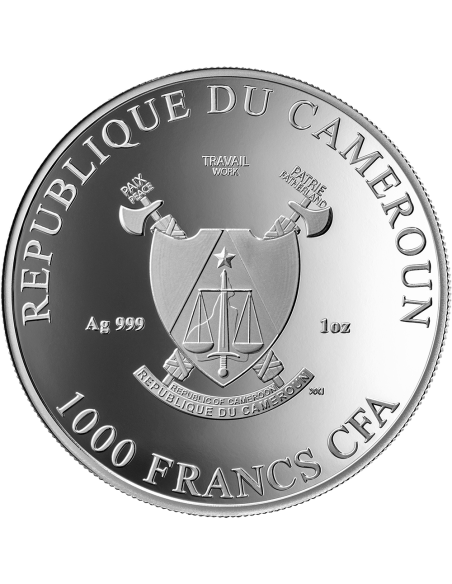 THREE GRACES Bullion Celestial Beauty 1 Oz Silver Coin 1000 Francs Cameroon 2025 - Coins & More - Cameroun