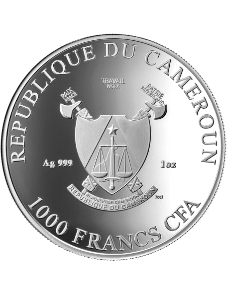 THREE GRACES Signature Selection Celestial Beauty 1 Oz Silver Coin 1000 Francs Cameroon 2025 - Coins & More - Cameroun