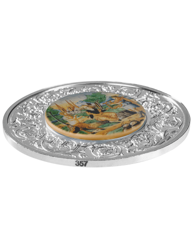 APOLLO AND PAN MIDAS' JUDGEMENT Maiolica 1 Oz Silver Coin 5€ Euro Malta 2025 - Coins & More - Europa