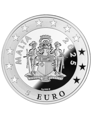 APOLLO AND PAN MIDAS' JUDGEMENT Maiolica 1 Oz Silver Coin 5€ Euro Malta 2025 - Coins & More - Europa