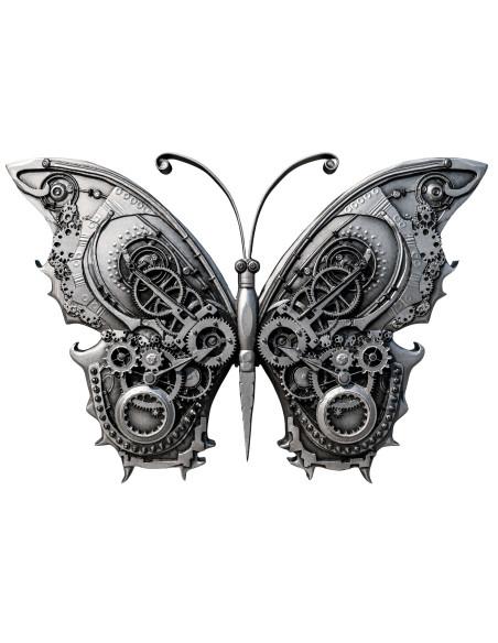 MECH BUTTERFLY 2 Oz Silver Coin 2000 Francs Cameroon 2025 - Coins & More - Cameroon