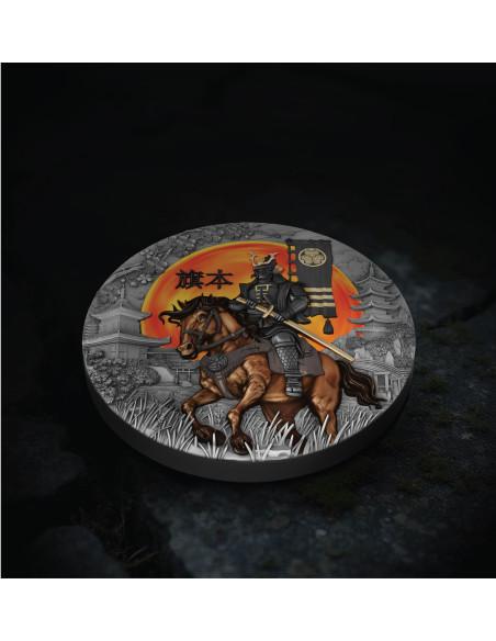 HATAMOTO The Warrior's Path Moneda de Plata de 2 Oz 5$ Niue 2025 - Coins & More - Niue