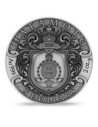 HATAMOTO The Warrior's Path Moneda de Plata de 2 Oz 5$ Niue 2025 - Coins & More - Niue