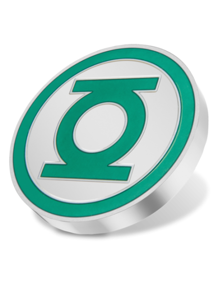 GREEN LANTERN EMBLEM 1 Oz Silver Proof Coin 2$ Dollars Niue 2021 - Coins & More - Niue