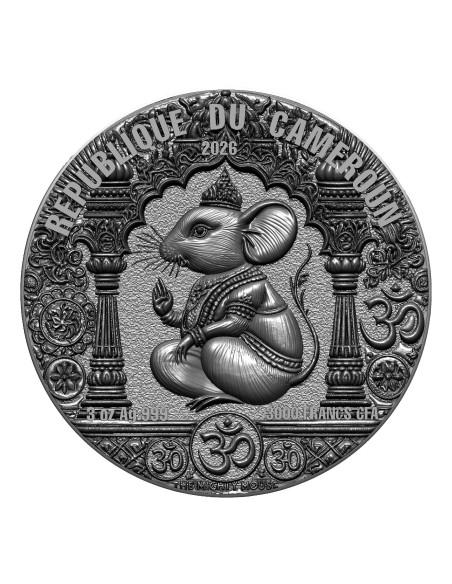 GANESH 3 Oz Silver Coin 3000 Francs Cameroon 2026 - Coins & More - Camerun