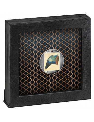 WING OF A EUROPEAN ROLLER Albrecht Dürer Silver Coin 500 Francs Cameroon 2021 - Coins & More - Kamerun