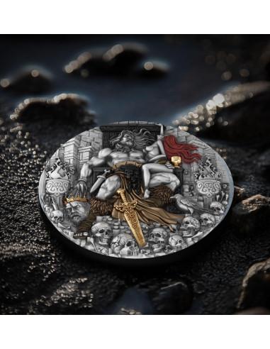 BARBARIAN KING 2 Oz Silver Coin 2000 Francs Cameroon 2025 - Coins & More - Camerún
