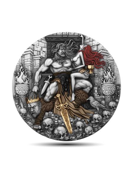 BARBARIAN KING 2 Oz Silver Coin 2000 Francs Cameroon 2025 - Coins & More - Camerún