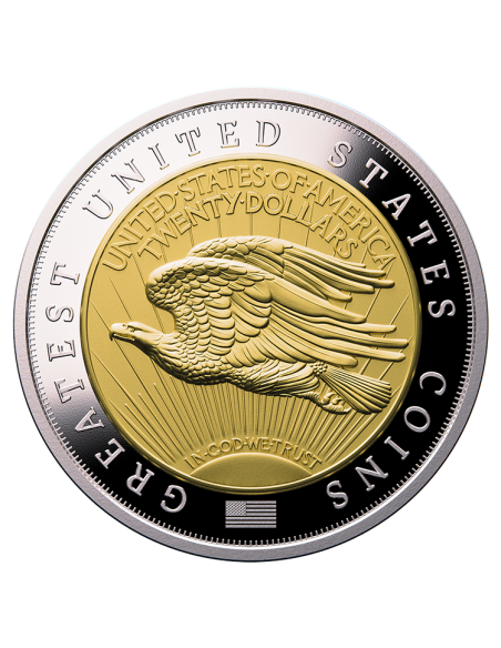 1933 SAINT-GAUDENS DOUBLE EAGLE GREATEST US COINS 2 Oz Silver Coin 5$ Niue 2025 - Coins & More - Niue